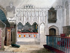 Monumento nella chiesa di San Bartolomeo il Grande, Smithfield, Città di Londra