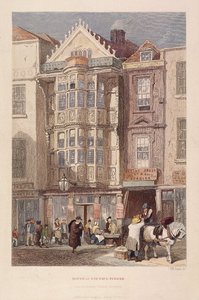 Taverna di Paul Pindar, Bishopsgate, Londra da John Wykeham Archer