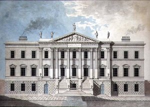 Progetto per un palazzo cittadino neoclassico da John Yenn