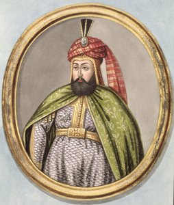 Amurath (Murad) IV (1612-40) Sultano dal 1623 al 1640, tratto da "Una serie di ritratti degli imperatori di Turchia"