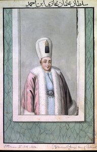 Othman (Osman) II (1603-22) Sultano dal 1618 al 1622, tratto da "Una serie di ritratti degli imperatori di Turchia"