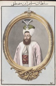 Selim III (1761-1808) Sultano dal 1789 al 1807, da "Una serie di ritratti degli imperatori di Turchia"