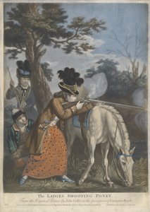 Il pony da tiro delle signore, 1780 da John after Collet