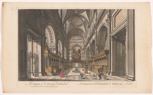 Vista del coro della Cattedrale di Saint Paul a Londra