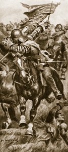 Il tenente John Smith riprende lo stendardo del re a Edgehill