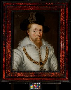 Giacomo I e VI (1556-1625) da John de the Elder (studio of) Critz