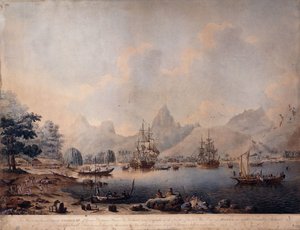 Una vista di Moorea, 1787