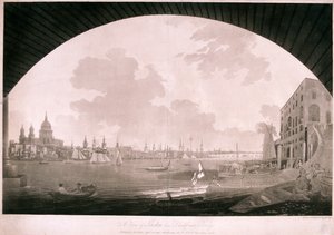 Città di Londra dal ponte di Blackfriars da John william Edy
