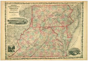 Università della Virginia, Dismal Swamp e città di Baltimora. Piatti 29-30.