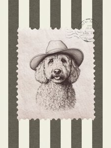 Cappello da cowboy Goldendoodle da Jolly and Dash