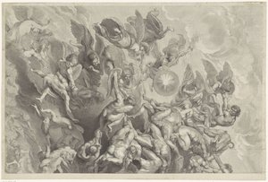 Caduta dei dannati (pannello superiore)