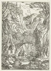 Paesaggio con ponte di roccia da Jonas Umbach