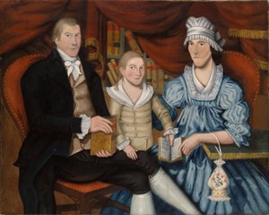 Ritratto di George Eliot e famiglia da Jonathan Budington