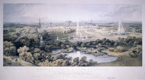 Crystal Palace, Sydenham, Londra, 1854 da Jonathan Needham