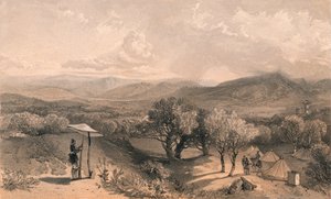 La valle di Baidar, dalla villa di Rear Petroski, guardando a est da Jonathan Needham