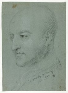 Testa di uomo (recto); testa di donna (verso)