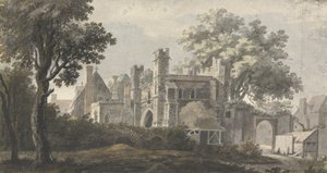 Il grande cancello del monastero di Sant