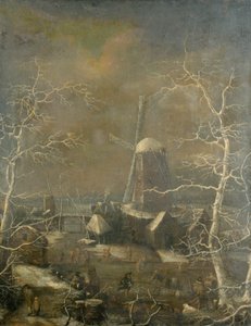 Scena Invernale, c.1600 da Joos or Josse de The Younger (attr. to) Momper