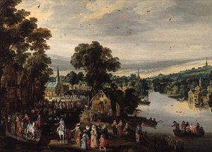 Festa del Villaggio da Joos or Josse de The Younger Momper