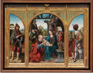 Adorazione dei Magi da Joos van Cleve