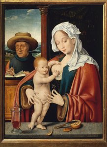 La Sacra Famiglia da Joos van Cleve