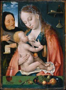 La Sacra Famiglia, c.1512-13 da Joos van Cleve