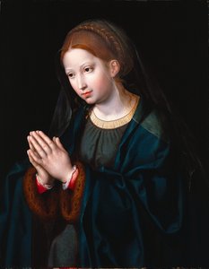 La Vergine in preghiera da Joos van Cleve