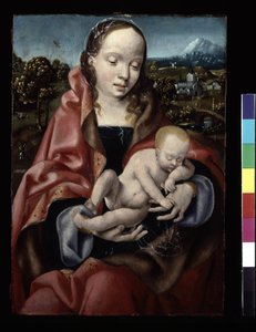 Vergine e Bambino Gesù dormiente da Joos van Cleve