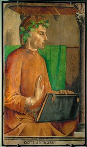 Dante Alighieri, poeta Da una serie di 28 ritratti, dipinti intorno al 1475 per lo studiolo di Federigo da Montefeltre ...