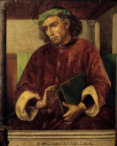 Ritratto di Virgilio, poeta e scrittore romano da Joos van Gent (fl.1460 75)