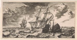 Un pilota sale a bordo di una nave da Joost van Geel
