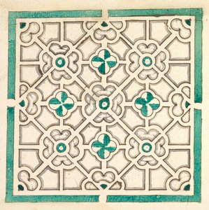 Progetto per un giardino con aiuole a forma di fiore, XVII secolo da Jorg Rurfinger