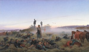 La mattina dopo la battaglia di Isted 25 luglio 1850 da Jorgen Valentin Sonne