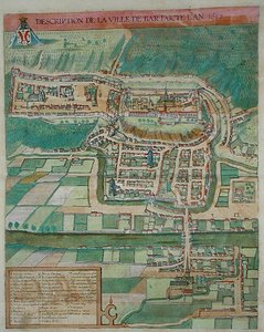 Mappa di Bar, da 