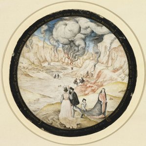 I bagni di zolfo della Solfatara presso Pozzuoli da Joris Hoefnagel