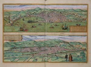 Mappa di Genova e Firenze, da 