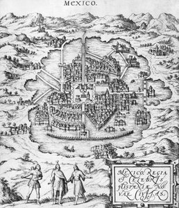 Mappa del Messico, illustrazione da 