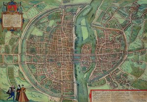 Mappa di Parigi, da 