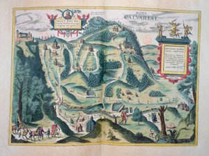 Veduta del Calvario di Zebrzydowski, da 