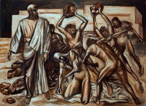 Il martirio di San Esteban da José Clemente Orozco