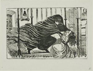 Illustrazione per una storia da José Guadalupe Posada