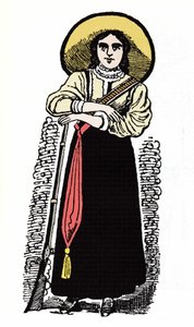 La Rivoluzione Messicana (1910-1920): soldatessa messicana. Xilografia di Jose Guadalupe Posada (1852-1913) da José Guadalupe Posada