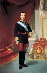 Ritratto di Alfonso XII (1857-1885) da José María Galván y Candela