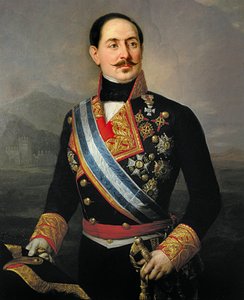 Ritratto di Francisco Serrano y Dominguez (1810-1885), soldato e politico spagnolo, leader dell