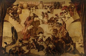 Il matrimonio di Camacho Die Hochzeit des Camacho, 1929-1930 da José María Sert