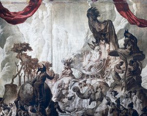 Decorazione nella sala da ballo dell