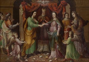 Il matrimonio della Vergine, ca. 1690 da José Sánchez