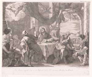 Cena in Emmaus da José del Castillo
