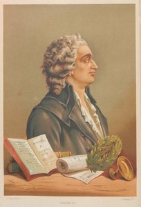 Ritratto di Marie Jean Antoine Nicolas Caritat, Marchese di Condorcet da Jose Armet Portanell