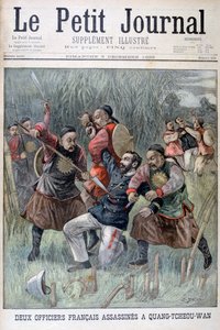 Due ufficiali francesi uccisi dal Quang-tcheou-wan, 1899